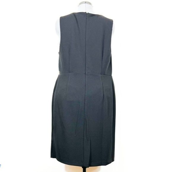 Rebel by Rebel Wilson NWOT Sz 1X Faux Wrap Surplice Neckline Lined  Dress - Picture 2 of 7